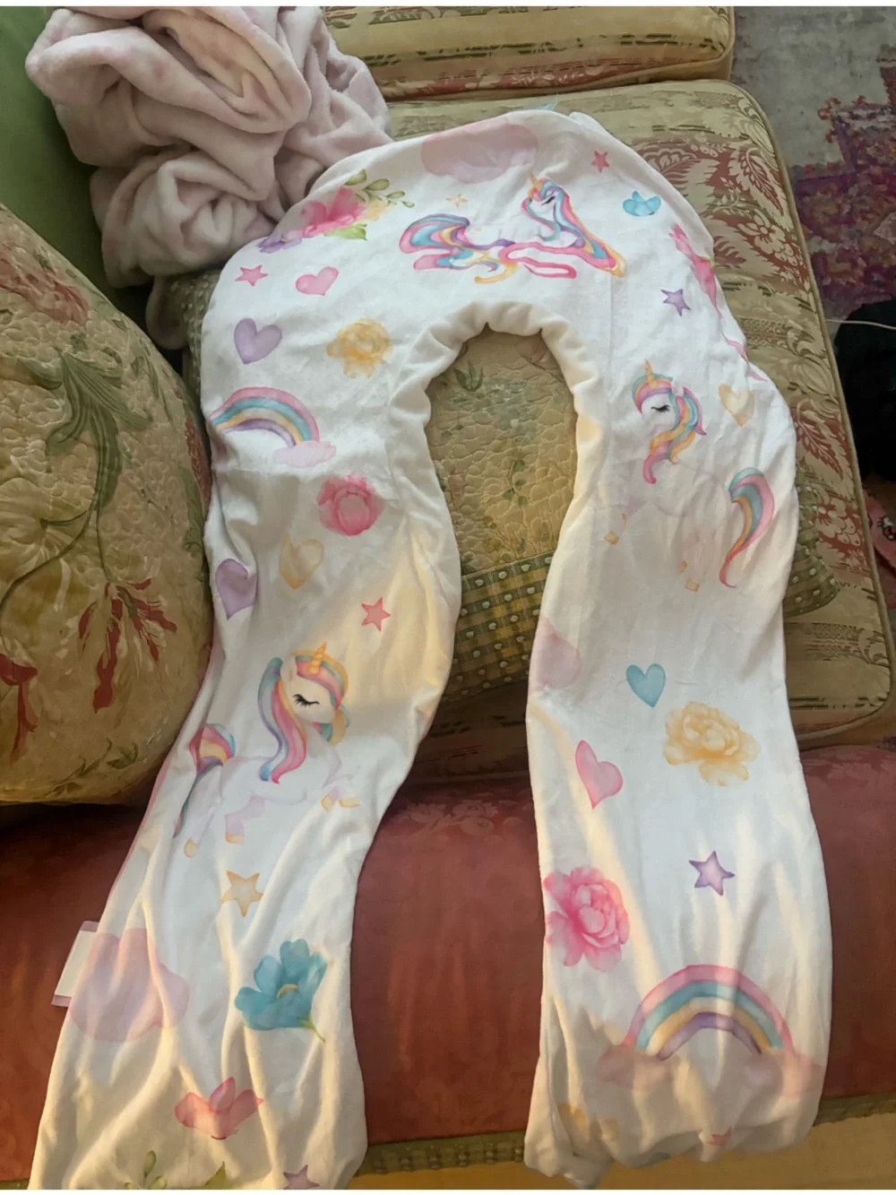NWOT Lunamira Pillowcase Only – Original Replacement Body Pillow Cover, Unicorn